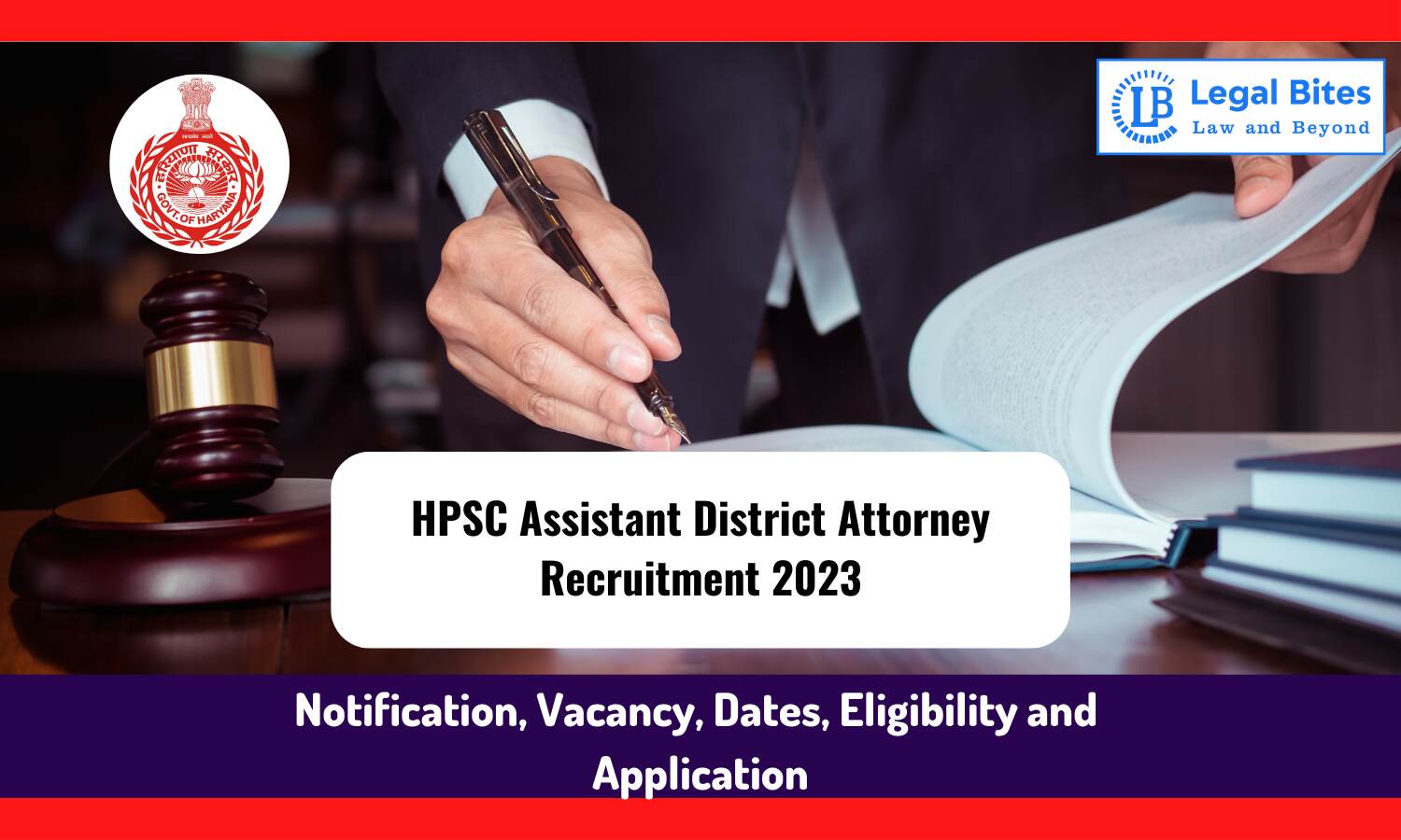 HPSC Assistant District Attorney Recruitment 2023: Notification ...