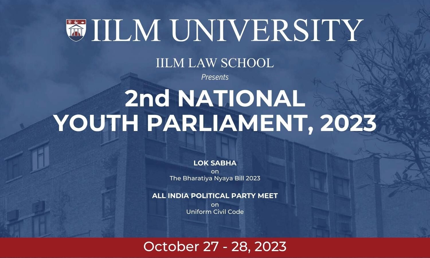 2nd National Youth Parliament Competition IILM Law School Gurugram