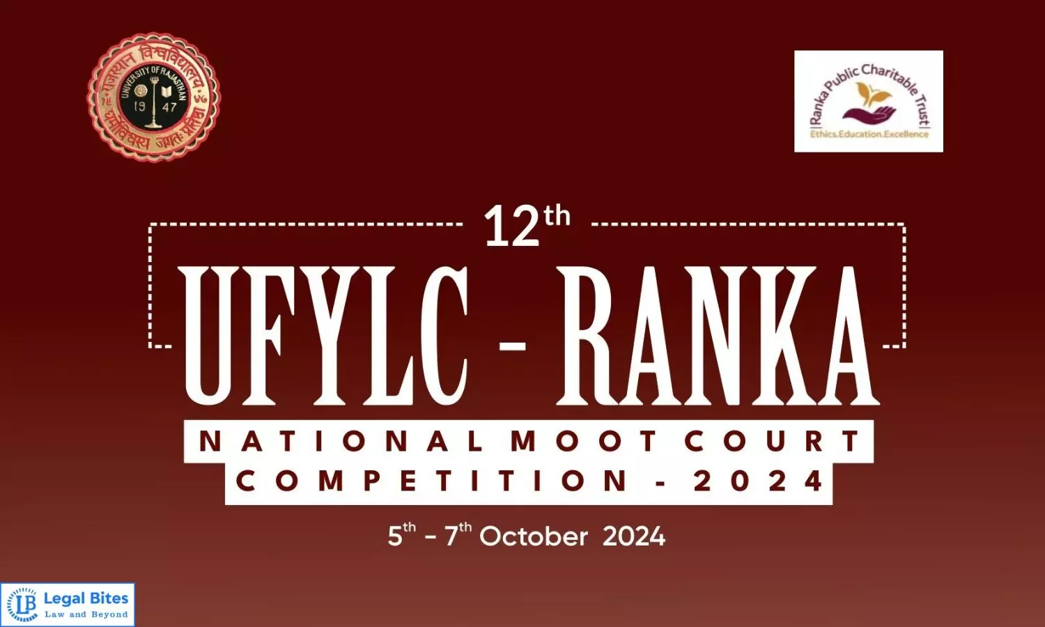 12th UFYLC - RANKA National Moot Court Competition 2024