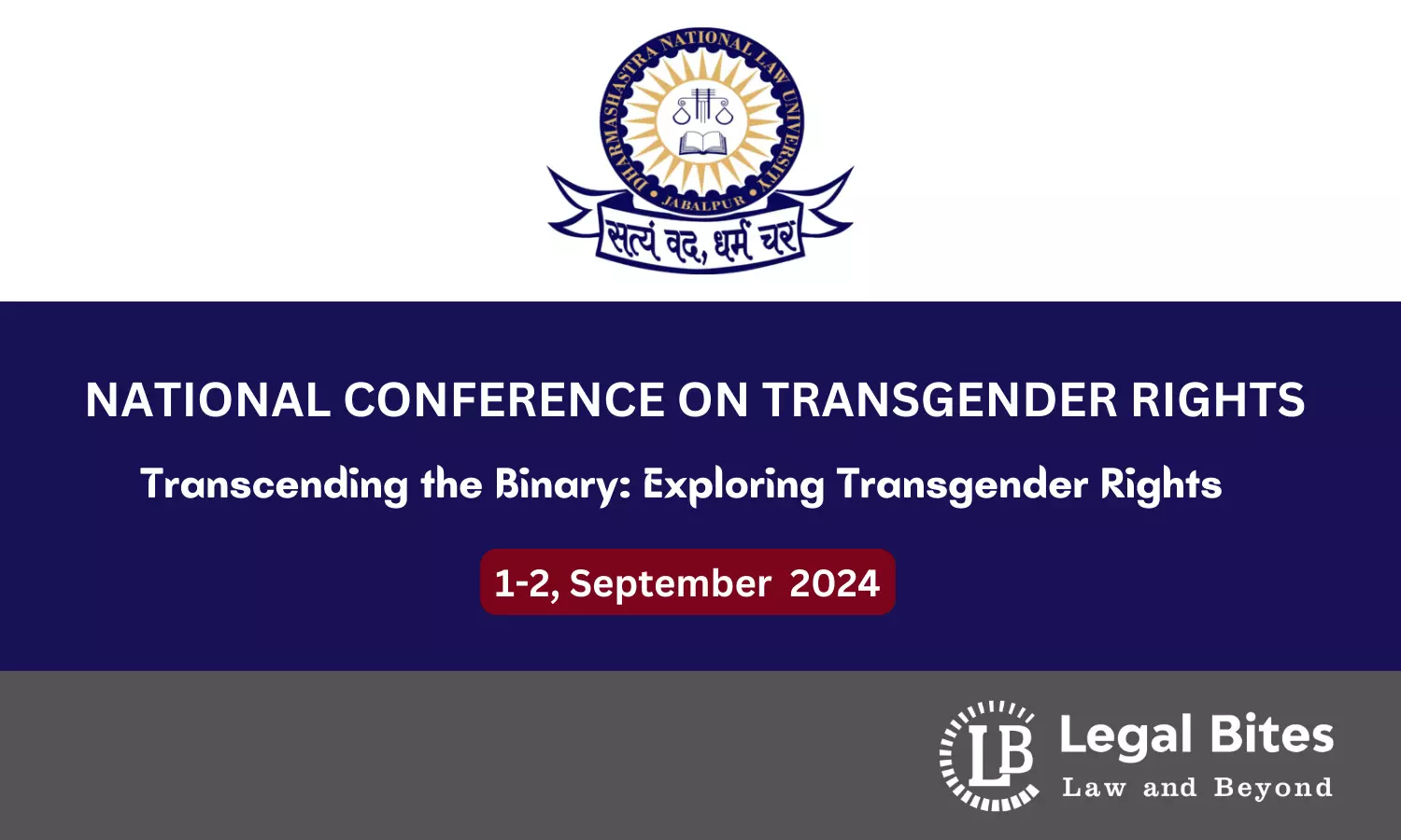 National Conference on Transgender Rights at Dharmashastra National Law University | September 1-2