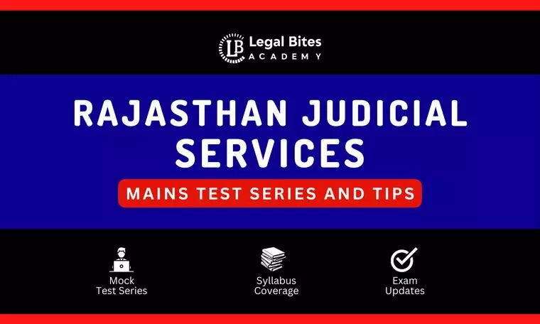 Rajasthan: RJS(J) Mains Mock Test Series | SPONSORED