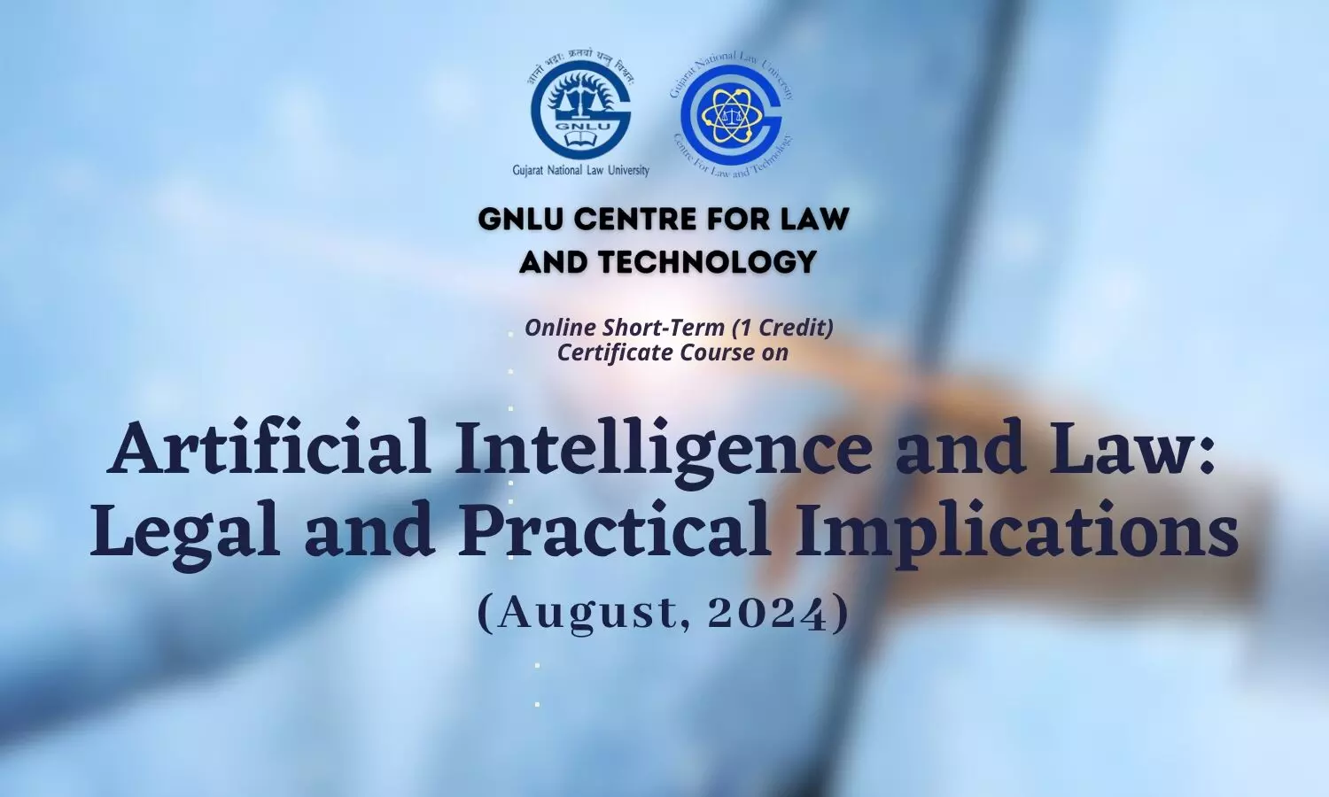 Certificate Course on Artificial Intelligence and Law by GNLU Gandhinagar