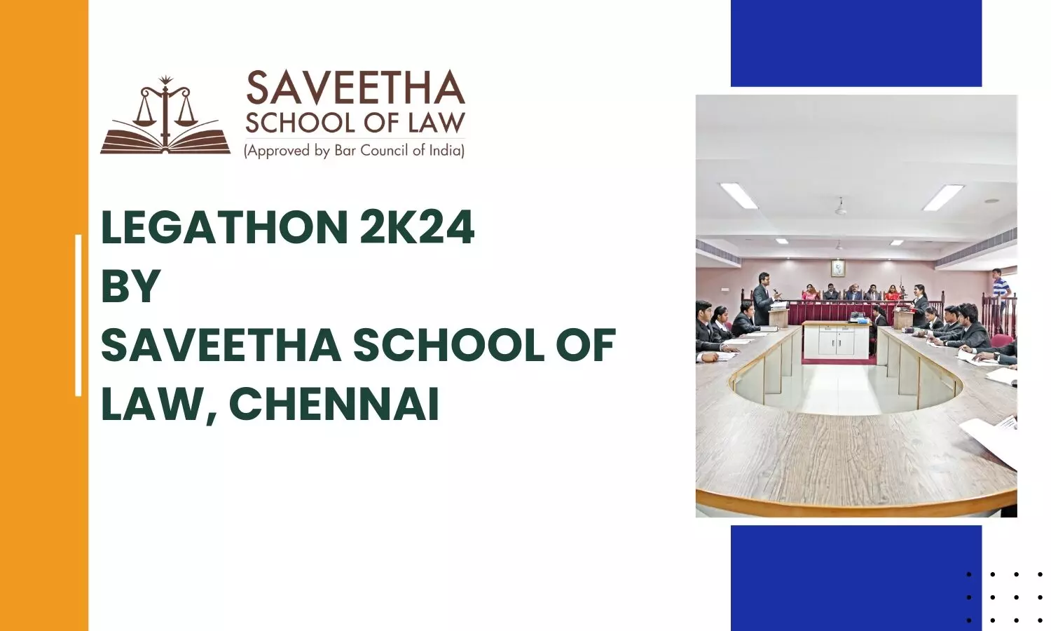 Legathon 2k24 by Saveetha School of Law, Chennai
