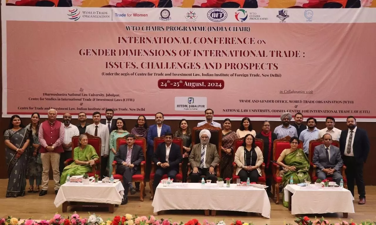 Dharmashastra National Law University Inaugurates 1st International Conference on Gender Dimensions of Trade under WTO Chairs Programme