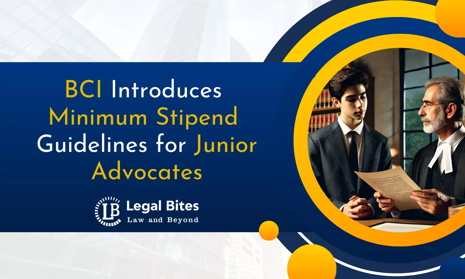 BCI Introduces Minimum Stipend Guidelines for Junior Advocates