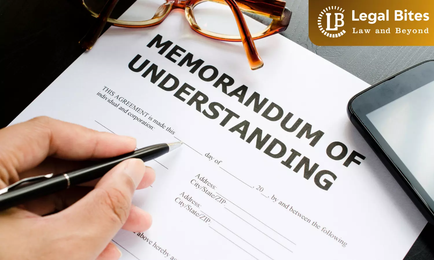 Memorandum of Understanding:  Purpose, Elements and Legal Insights