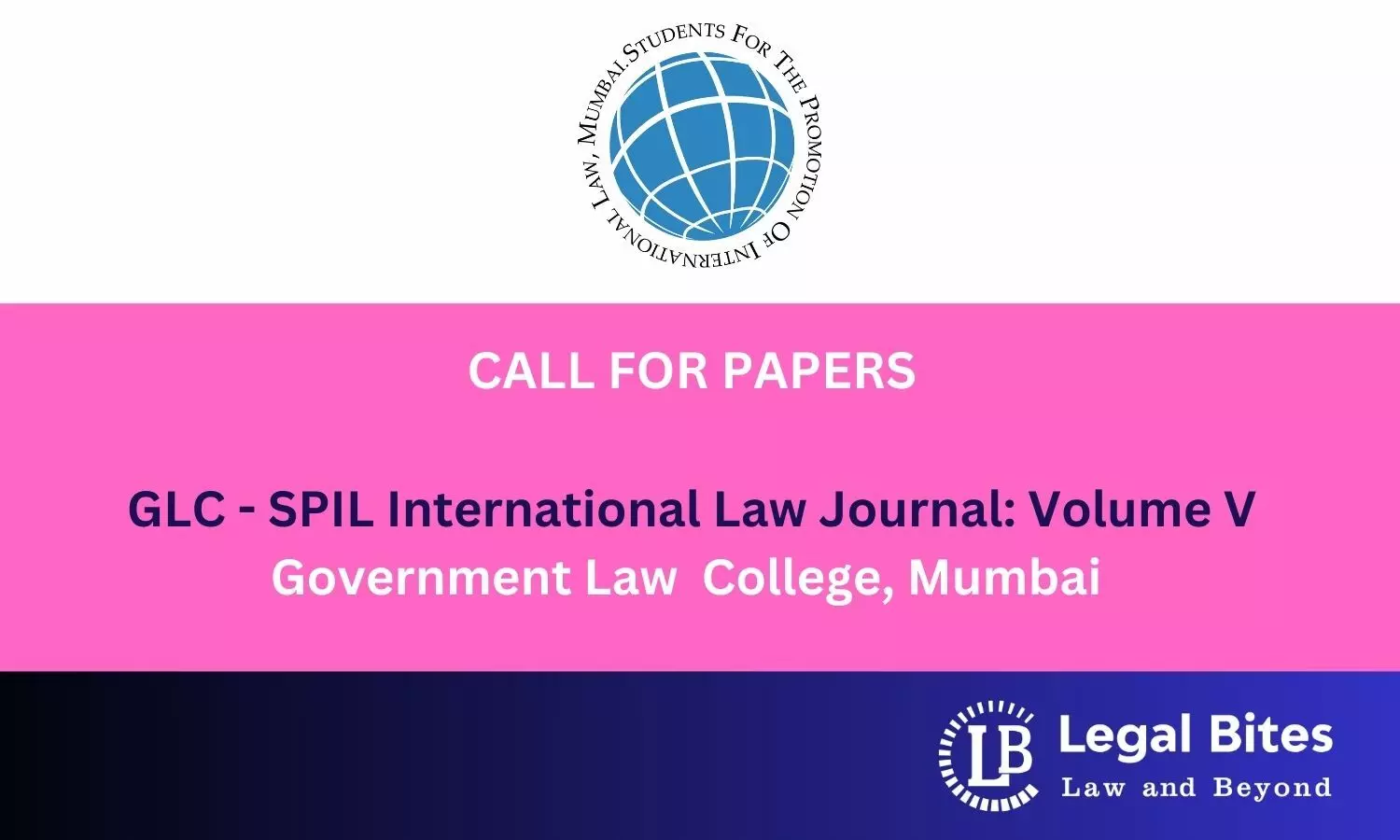 Call For Papers: GLC - SPIL International Law Journal: Volume V | Government Law  College, Mumbai