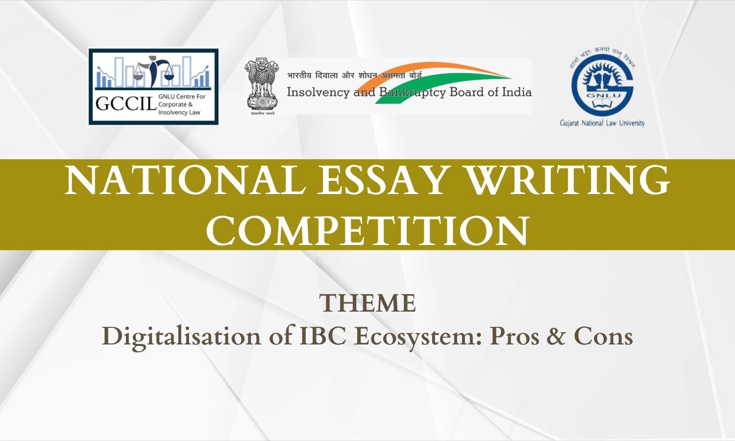 National Essay Writing Competition on Digitalisation of the IBC