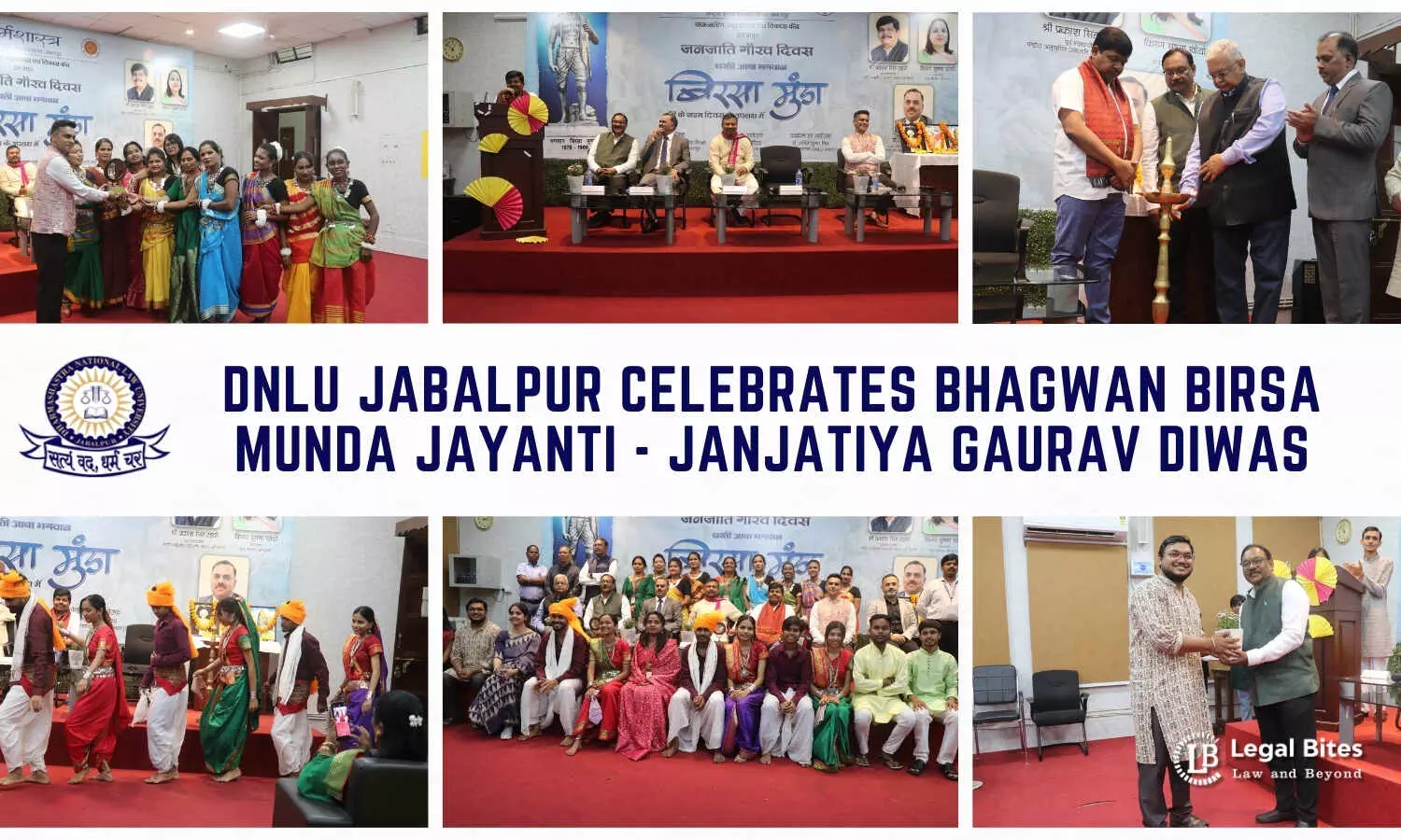 DNLU Jabalpur Celebrates Bhagwan Birsa Munda Jayanti - Janjatiya Gaurav Diwas