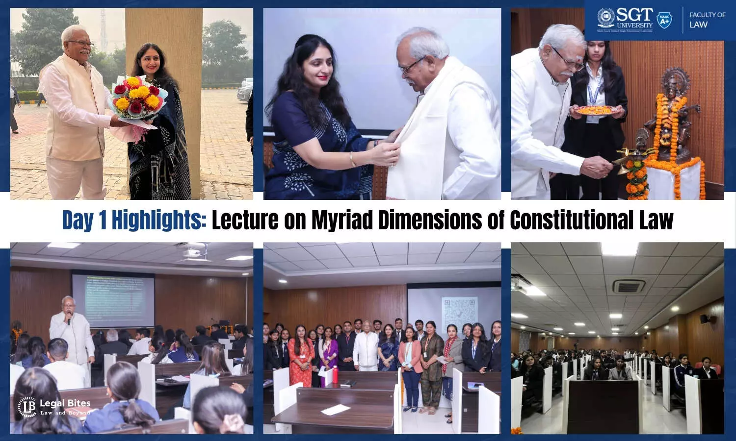 Day 1 Highlights: Lecture on Myriad Dimensions of Constitutional Law | SGT University