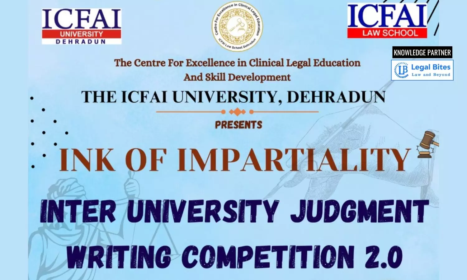 Ink of Impartiality Inter-University Judgment Writing Competition 2.O  ICFAI Dehradun