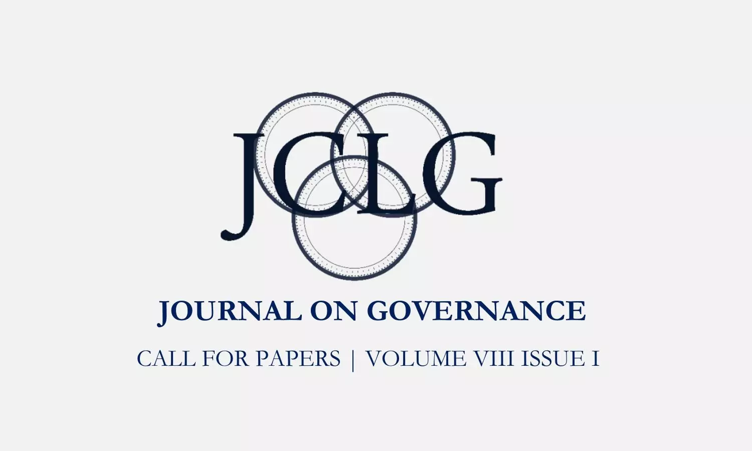 Call for Papers Journal of Governance Volume VIII Issue I  NLU Jodhpur