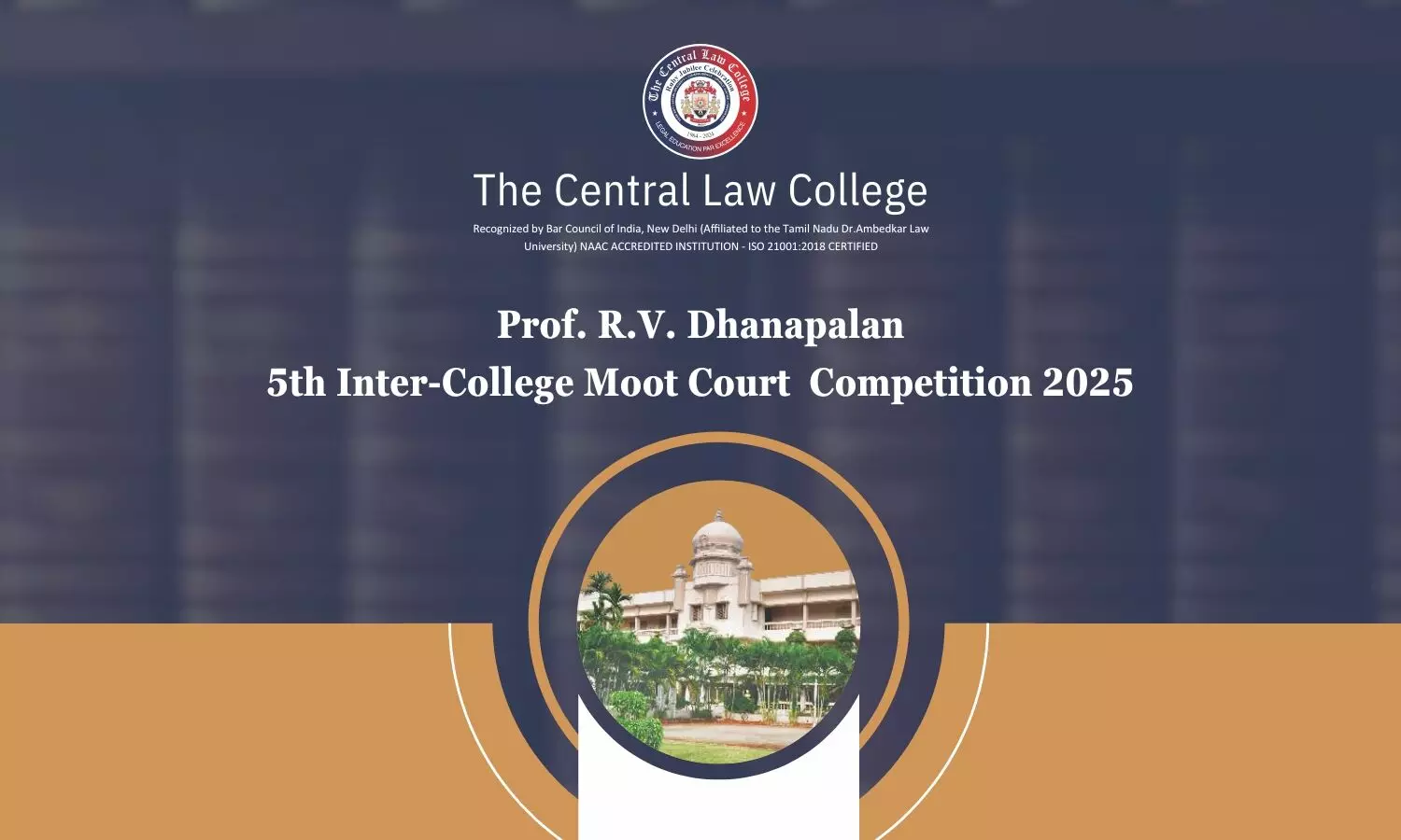 Prof. R.V. Dhanapalan — 5th Inter College Moot Court Competition 2025