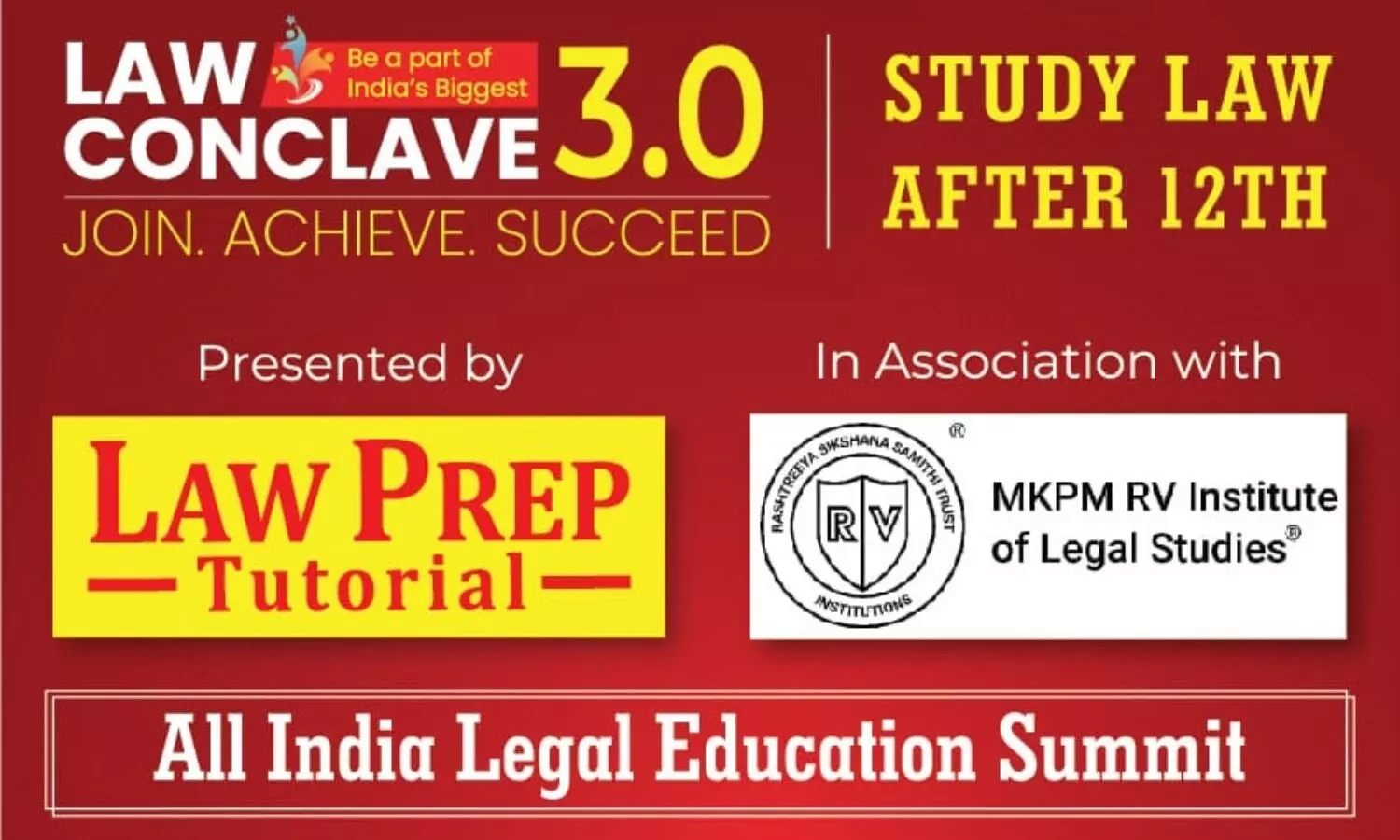 All India Legal Education Summit Law Conclave 3.0 by Law Prep Tutorial and MKPM RV Institute of Legal Studies