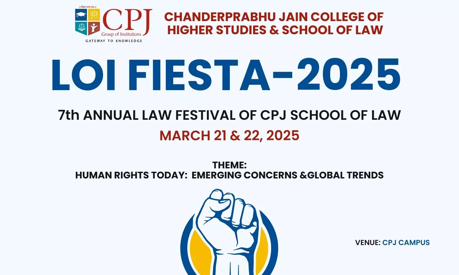 Loi Fiesta 2025 7th Annual Law Fest  CPJ School of Law