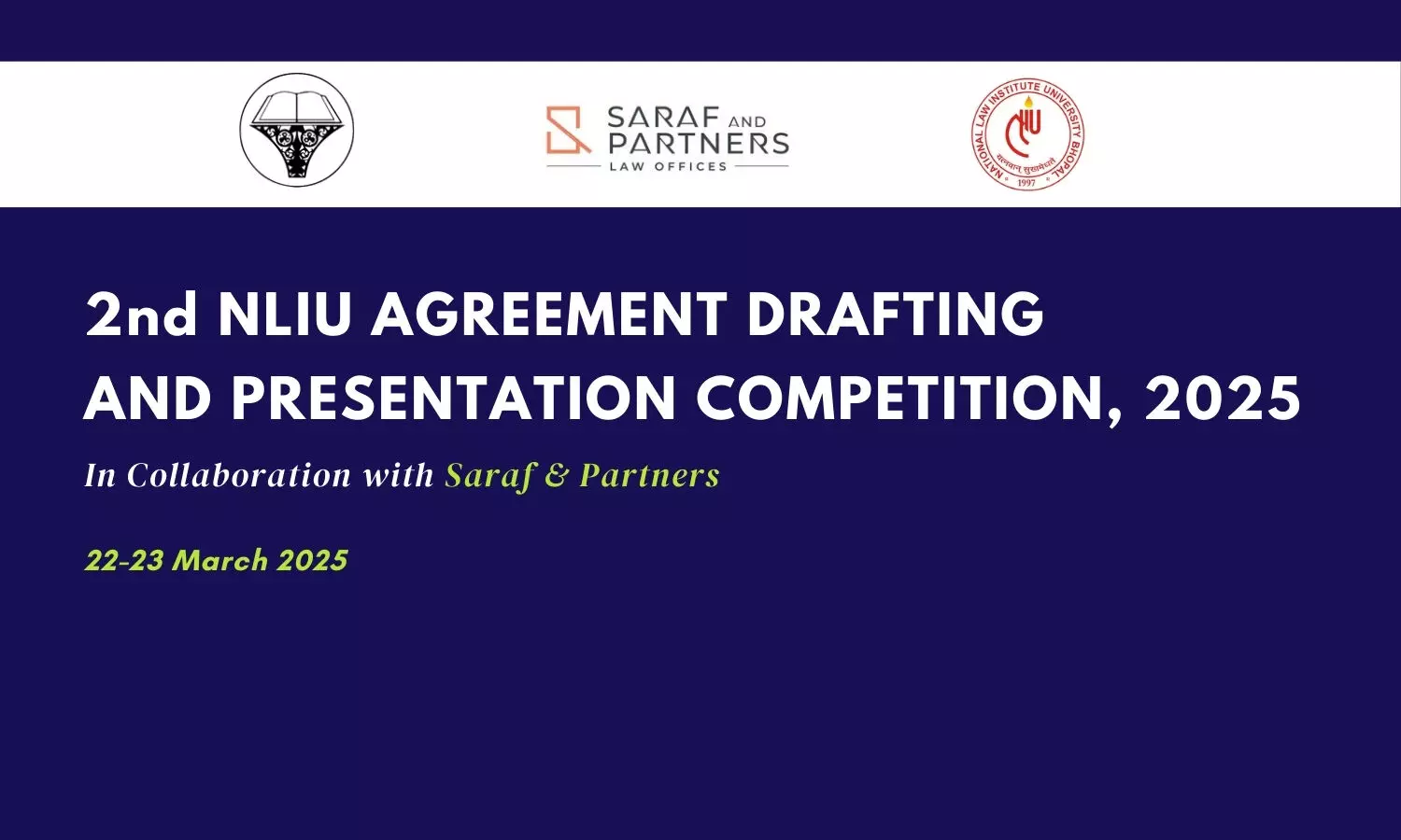 2nd NLIU Agreement Drafting and Presentation Competition 2025