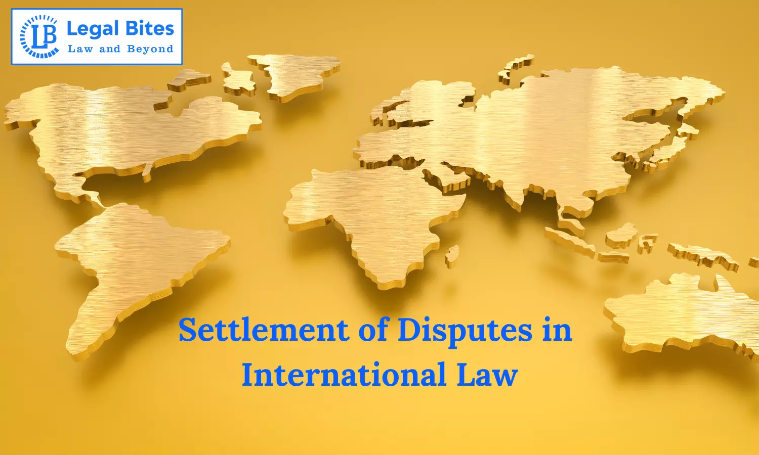 Settlement of Disputes in International Law