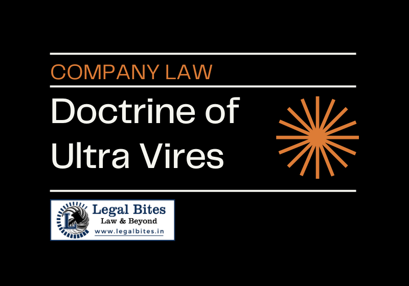 Doctrine Of Ultra Vires In Company Law