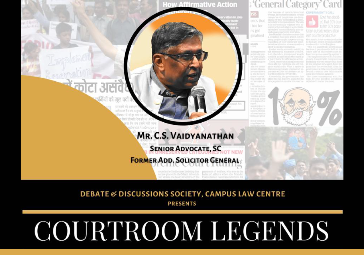 COURTROOM LEGENDS Episode 2: Equal Opportunity and Meritocracy | Campus Law Centre, University of Delhi