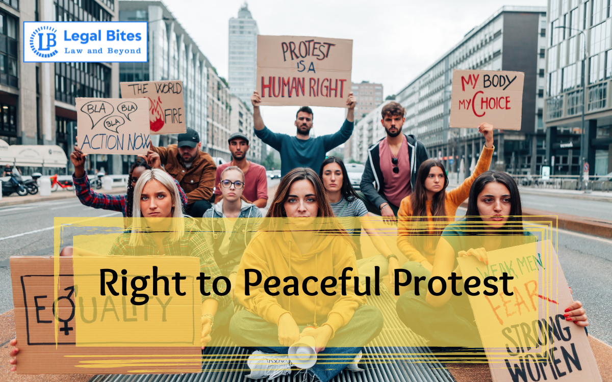 peaceful protest the only option essay